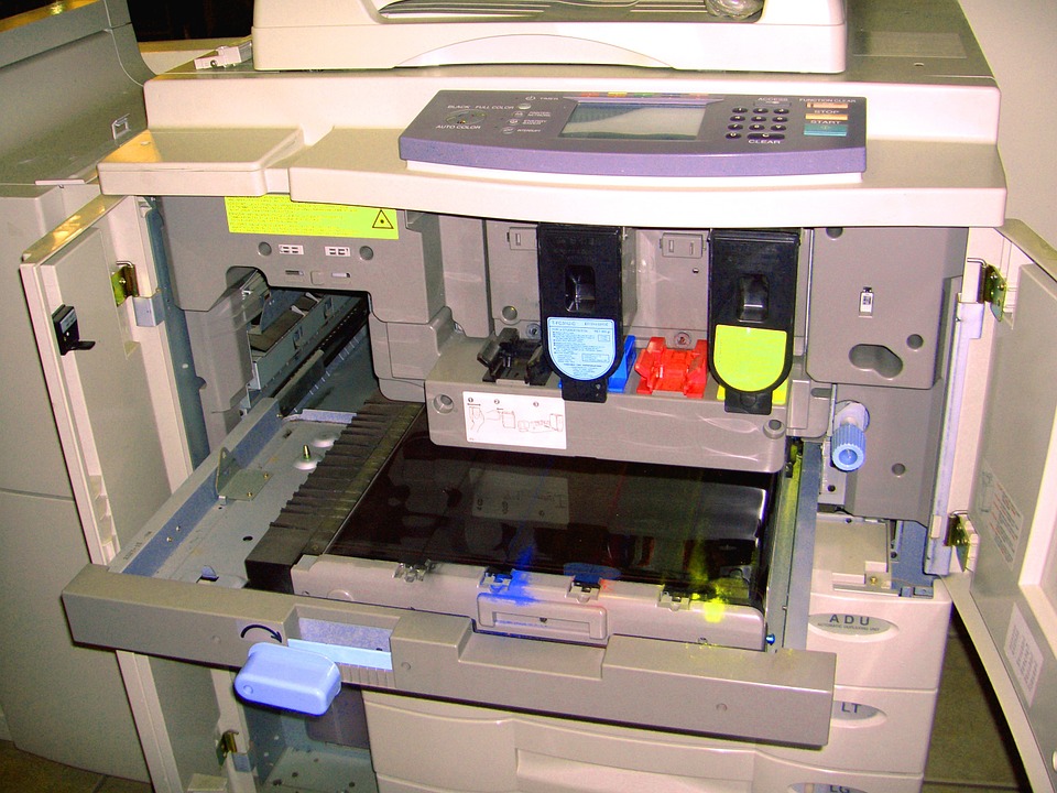 Copier, Inside, Toner, Printer, Equipment, Office