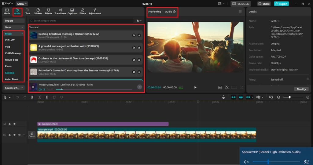 How to Export and Share Videos From CapCut PC