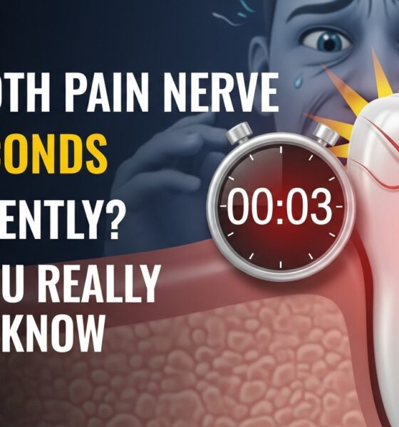 kill tooth pain nerve in 3 seconds permanently