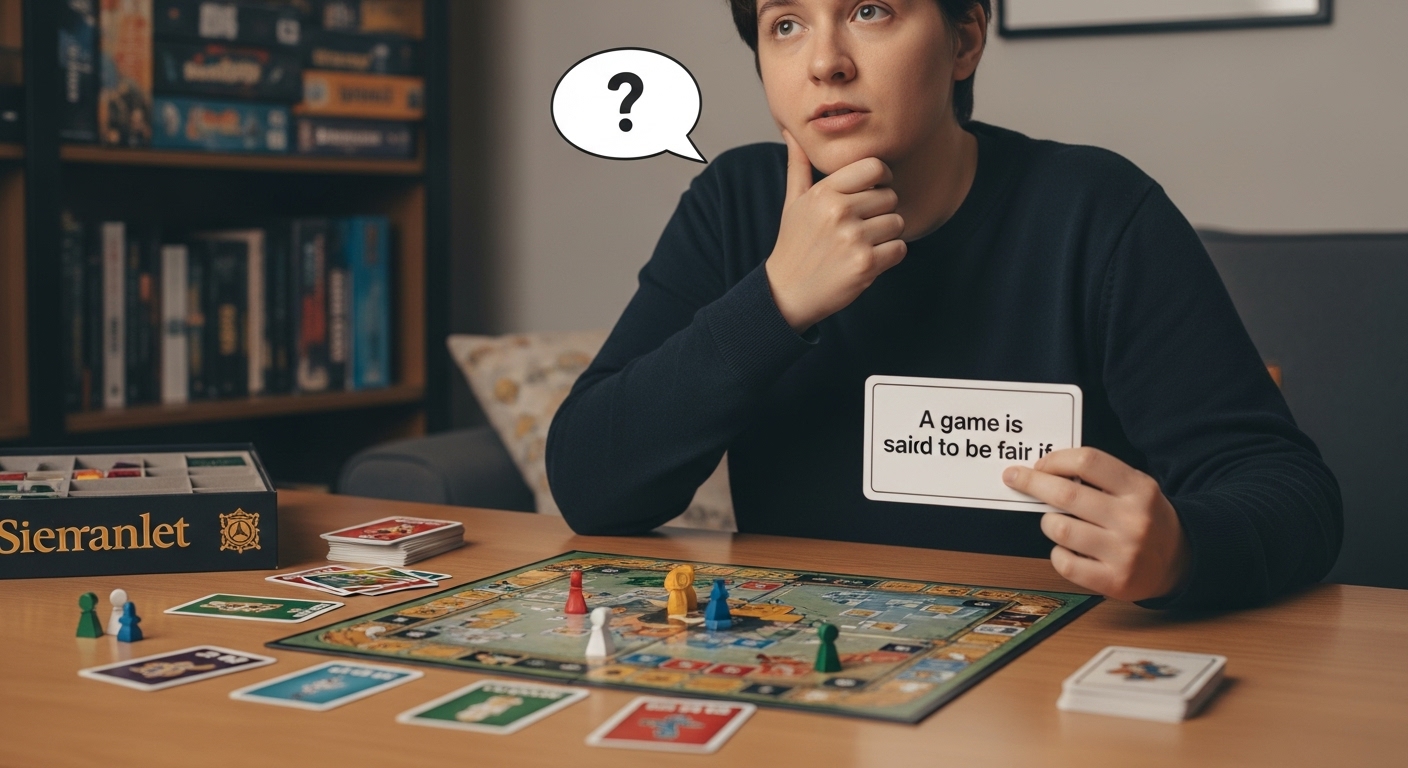 a game is said to be fair if